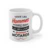 Mug Motard Humour – “Tous Les Hommes Naissent Égaux Les Meilleurs Deviennent Motards” – Tasse Moto 325ml