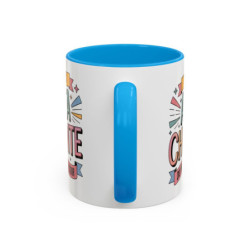 Tasse Je Suis Attachiante du Matin au Soir – Mug Humour Femme Drôle et Tendance – Cadeau Original 325ml Noir Bleu Rouge