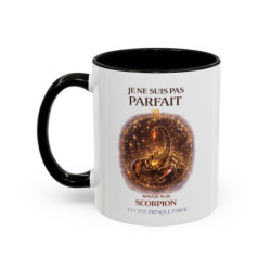 Tasse Signe Astrologique Scorpion Humour – Je Ne Suis Pas Parfait Mais Je Suis Scorpion – Mug Horoscope
