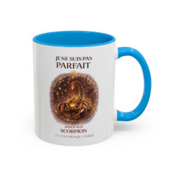 Tasse Signe Astrologique Scorpion Humour – Je Ne Suis Pas Parfait Mais Je Suis Scorpion – Mug Horoscope