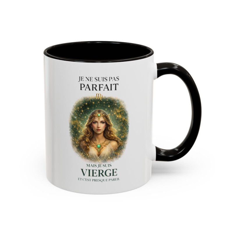 Tasse Signe Astrologique Vierge Humour – Je Ne Suis Pas Parfait Mais Je Suis Vierge – Mug Horoscope Cadeau