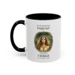 Tasse Signe Astrologique Vierge Humour – Je Ne Suis Pas Parfait Mais Je Suis Vierge – Mug Horoscope Cadeau
