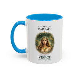 Tasse Signe Astrologique Vierge Humour – Je Ne Suis Pas Parfait Mais Je Suis Vierge – Mug Horoscope Cadeau