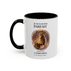 Tasse Signe Astrologique Capricorne Humour – Je Ne Suis Pas Parfait Mais Je Suis Capricorne – Mug