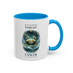 Tasse Signe Astrologique Cancer Humour – Je Ne Suis Pas Parfait Mais Je Suis Cancer – Mug Horoscope Cadeau Original
