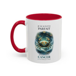 Tasse Signe Astrologique Cancer Humour – Je Ne Suis Pas Parfait Mais Je Suis Cancer – Mug Horoscope Cadeau Original