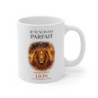 Mug Signe Astrologique Lion – “Je Ne Suis Pas Parfait Mais Je Suis Lion” – Tasse Horoscope Zodiac Cosmique 325ml