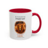Tasse Signe Astrologique Lion Humour – Je Ne Suis Pas Parfait Mais Je Suis Lion – Mug Horoscope Cadeau Original 325ml