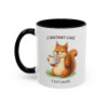 Tasse Café Humour Écureuil – L’Instant Café C’est Sacré – Mug Original Amoureux du Café Cadeau Drôle