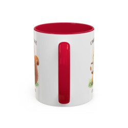 Tasse Café Humour Écureuil – L’Instant Café C’est Sacré – Mug Original Amoureux du Café Cadeau Drôle