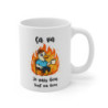 Mug Humoristique Canard – “Ça va, je vais bien, tout va bien” – Tasse Drôle Sarcasme Bureau Café 325ml