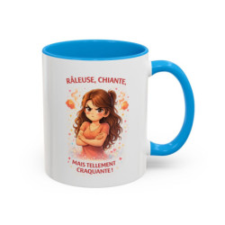 Tasse Humour Femme Râleuse Chiante Mais Craquante – Mug Drôle Cade au Femme Amie Copine Collègue