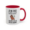 Tasse Humour Sanglier Drôle – Mug Je Ne Fais Pas De Bruit Cadeau Blague Adulte Noir Bleu Rouge 325ml