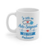 Mug Personnalisé Aide-Soignant – “Je Suis un Aide-Soignant au Top” avec Prénom – Tasse Cadeau Métier Santé 325ml