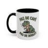 Mug Pas de Café Pas de Boulot – Tasse Humour Dinosaure Café Cadeau Collègue Homme Femme Noir Bleu Rouge 325ml