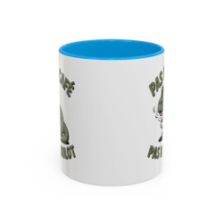 Mug Pas de Café Pas de Boulot – Tasse Humour Dinosaure Café Cadeau Collègue Homme Femme Noir Bleu Rouge 325ml