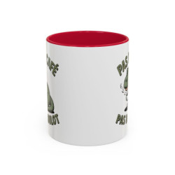 Mug Pas de Café Pas de Boulot – Tasse Humour Dinosaure Café Cadeau Collègue Homme Femme Noir Bleu Rouge 325ml