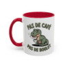Mug Pas de Café Pas de Boulot – Tasse Humour Dinosaure Café Cadeau Collègue Homme Femme Noir Bleu Rouge 325ml