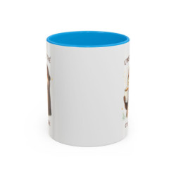 Mug L’Instant Thé C’est Sacré – Tasse Humour Thé Loutre Cadeau Amateur Thé Noir Bleu Rouge 325ml