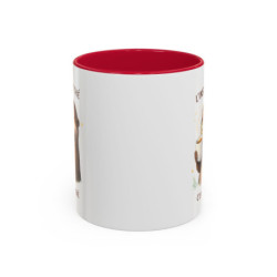 Mug L’Instant Thé C’est Sacré – Tasse Humour Thé Loutre Cadeau Amateur Thé Noir Bleu Rouge 325ml