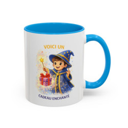 Mug Voici un Cadeau Enchanté – Tasse Magicien Enfant Cadeau Magique Idée Cadeau Original