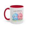 Mug Tu me Complètes – Tasse Amour Couple Puzzle Idée Cadeau Romantique Saint Valentin Anniversaire