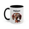 Mug Teckel Personnalisable – Tasse Chien Cartoon Mignon Idée Cadeau Amoureux des Chiens