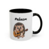 Mug Hérisson Guitariste Personnalisable – Tasse Hérisson Musique Mignonne Idée Cadeau Musicien