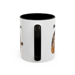 Mug Hérisson Guitariste Personnalisable – Tasse Hérisson Musique Mignonne Idée Cadeau Musicien