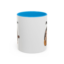 Mug Hérisson Guitariste Personnalisable – Tasse Hérisson Musique Mignonne Idée Cadeau Musicien