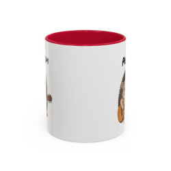 Mug Hérisson Guitariste Personnalisable – Tasse Hérisson Musique Mignonne Idée Cadeau Musicien
