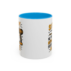 Mug Papy Bricoleur – Tasse Humour Grand-Père Idée Cadeau Bricolage Noir Bleu Rouge 325ml