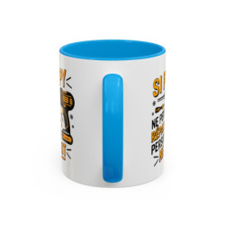 Mug Papy Bricoleur – Tasse Humour Grand-Père Idée Cadeau Bricolage Noir Bleu Rouge 325ml