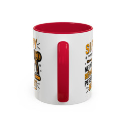 Mug Papy Bricoleur – Tasse Humour Grand-Père Idée Cadeau Bricolage Noir Bleu Rouge 325ml