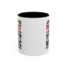Mug Supporter du Maroc – Tasse Humour Fan Maroc Cadeau Supporter Football Maroc Noir Bleu Rouge 325ml