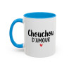 Mug Chouchou d’Amour – Tasse Amour Cadeau Couple Homme Femme Idée Cadeau Romantique Noir Bleu Rouge 325ml