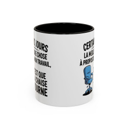 Mug Humour Bureau  À Propos De Mon Travail Tasse Drôle Travail Collègue Cadeau
