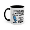 Mug Humour Bureau  À Propos De Mon Travail Tasse Drôle Travail Collègue Cadeau