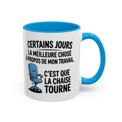 Mug Humour Bureau  À Propos De Mon Travail Tasse Drôle Travail Collègue Cadeau