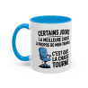 Mug Humour Bureau  À Propos De Mon Travail Tasse Drôle Travail Collègue Cadeau