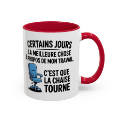 Mug Humour Bureau  À Propos De Mon Travail Tasse Drôle Travail Collègue Cadeau