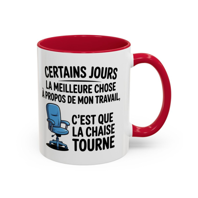 Mug Humour Bureau  À Propos De Mon Travail Tasse Drôle Travail Collègue Cadeau