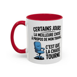 Mug Humour Bureau  À Propos De Mon Travail Tasse Drôle Travail Collègue Cadeau