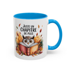 Mug Lecture Juste Un Chapitre De Plus Chouette Livre – Tasse Humour Lecteur Cadeau Passion Lecture
