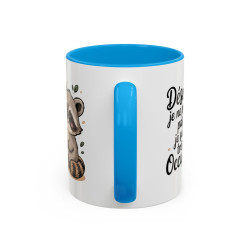 Mug Raton Laveur Humour – Tasse Désolé Je Suis Trop Occupé Cadeau Drôle Noir Bleu Rouge