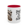 Mug Raton Laveur Humour – Tasse Désolé Je Suis Trop Occupé Cadeau Drôle Noir Bleu Rouge