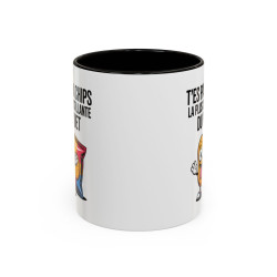 Mug Humour Chips Snack Drôle – Tasse Cadeau Gourmand Apéro Fun Noir Bleu Rouge