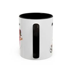 Mug Football Personnalisable Fille – Tasse Joueur Soccer Cadeau Enfant Noir Bleu Rouge
