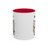 Mug Personnalisable Prénom Chouette Café – Tasse Humour Amoureux Du Café Noir Bleu Rouge