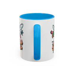 Mug Humour Moustique Zanzara Pistola – Tasse Drôle Insecte Fun Noir Bleu Rouge